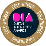 Dutch Interactive Awards goud winnaar logo